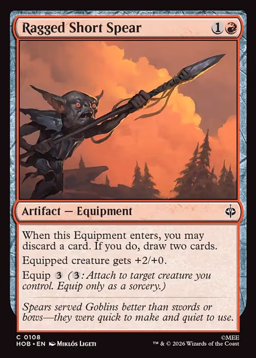 Ragged Short Spear — The Hobbit #108