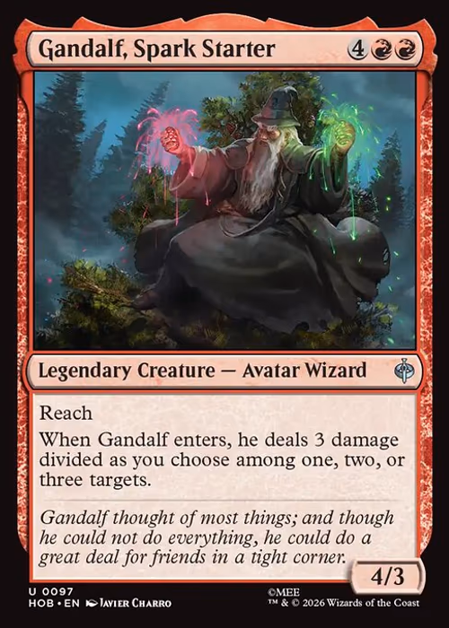 Gandalf, Spark Starter — The Hobbit #97