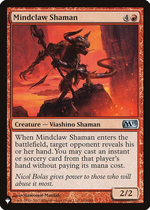 Mindclaw Shaman — The List #M13-142