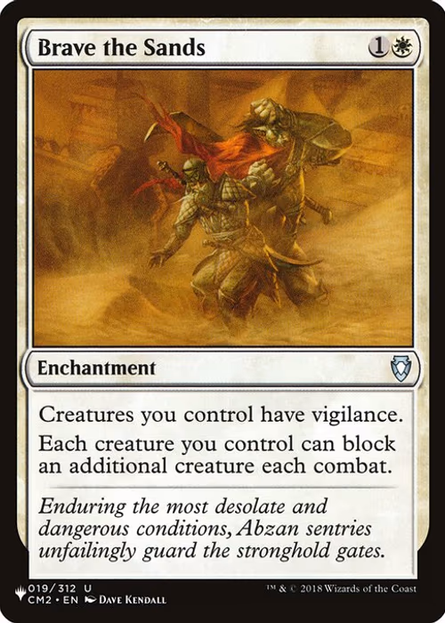 Brave the Sands — The List #CM2-19