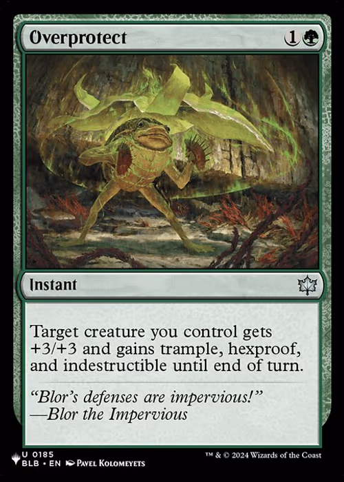 Overprotect — The List #BLB-185