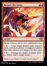 Return the Favor — The List