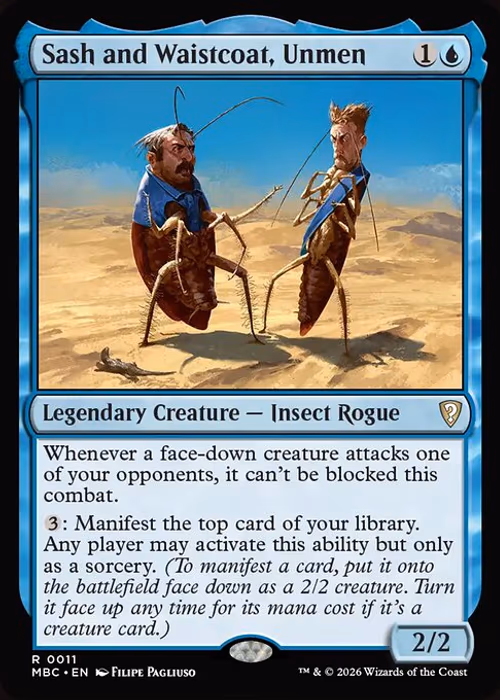 Sash and Waistcoat, Unmen — Mystery Booster Commander Edition #11