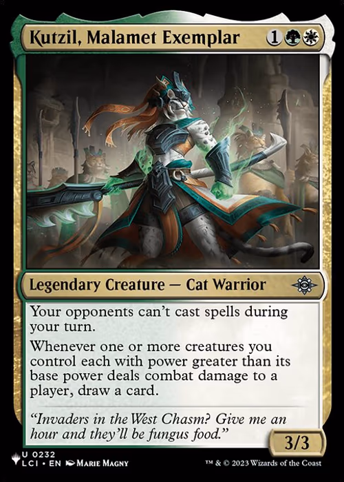 Kutzil, Malamet Exemplar — The List #LCI-232