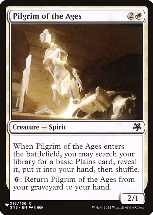 Pilgrim of the Ages — The List #GN3-16