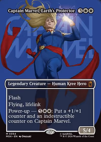 Captain Marvel, Earth's Protector — Marvel Super Heroes #354