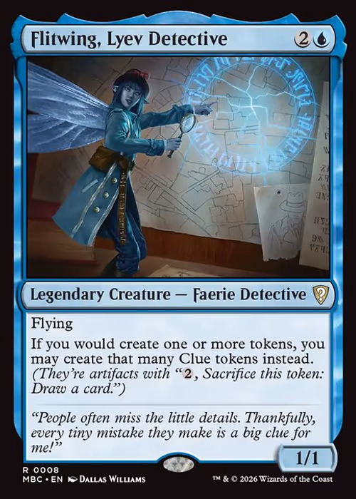 Flitwing, Lyev Detective — Mystery Booster Commander Edition #8