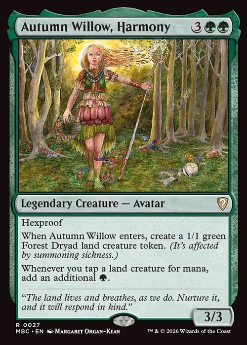 Autumn Willow, Harmony — Mystery Booster Commander Edition #27