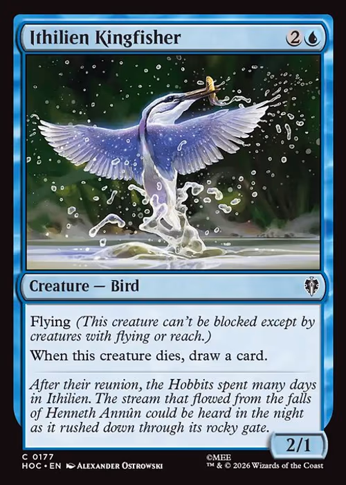 Ithilien Kingfisher — The Hobbit Eternal #177