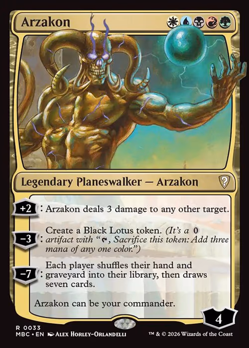 Arzakon — Mystery Booster Commander Edition #33