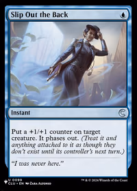 Slip Out the Back — The List