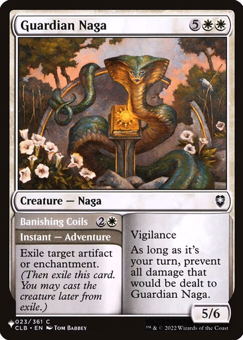 Guardian Naga // Banishing Coils — The List #CLB-23
