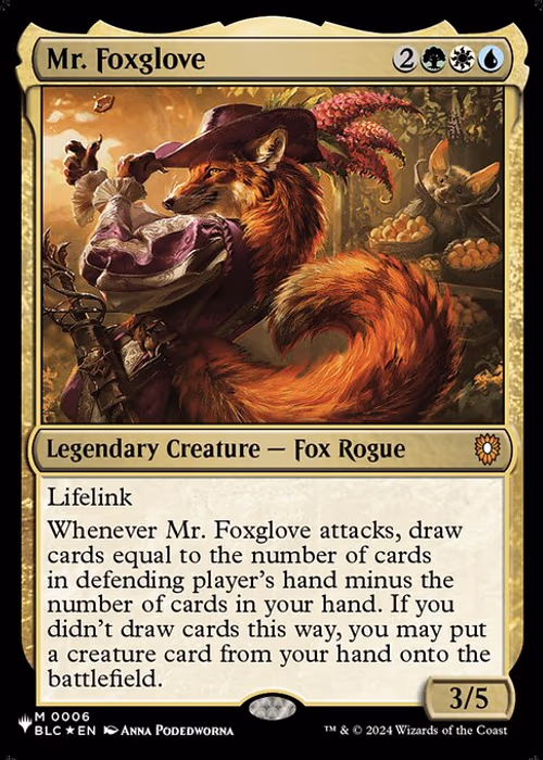 Mr. Foxglove — The List #BLC-6