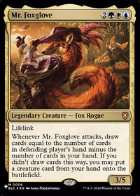 Mr. Foxglove — The List