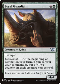 Loyal Guardian — The List