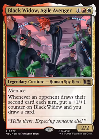 Black Widow, Agile Avenger — Marvel Super Heroes Commander #77