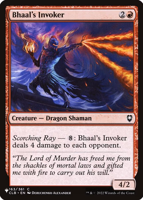 Bhaal's Invoker — The List #CLB-163