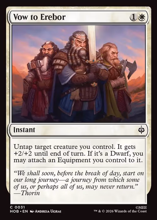 Vow to Erebor — The Hobbit #31