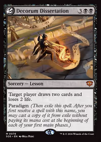 Decorum Dissertation — Secrets of Strixhaven Promos #78p
