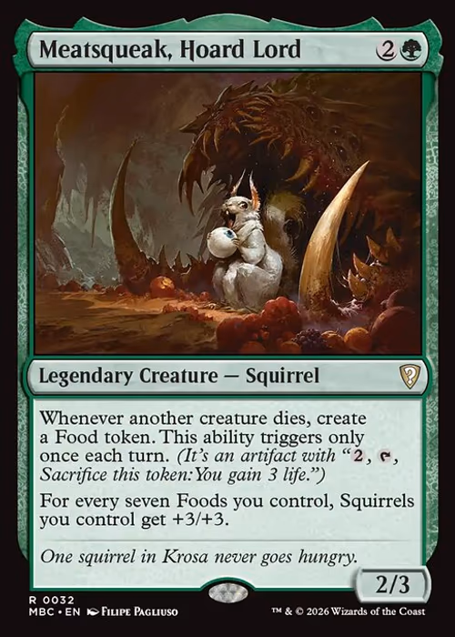 Meatsqueak, Hoard Lord — Mystery Booster Commander Edition #32