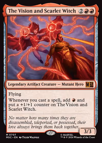 The Vision and Scarlet Witch — Marvel Super Heroes Commander #707