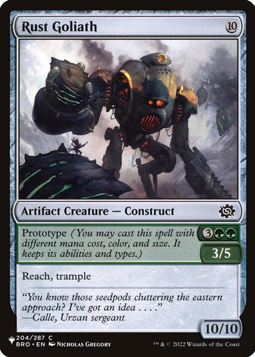Rust Goliath — The List #BRO-204