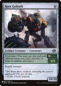 Rust Goliath — The List