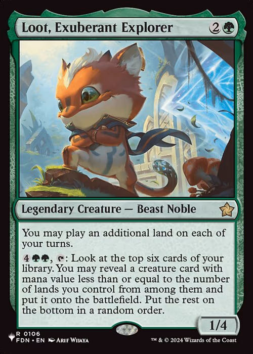 Loot, Exuberant Explorer — The List #FDN-106