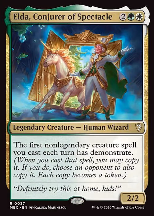 Elda, Conjurer of Spectacle — Mystery Booster Commander Edition #37