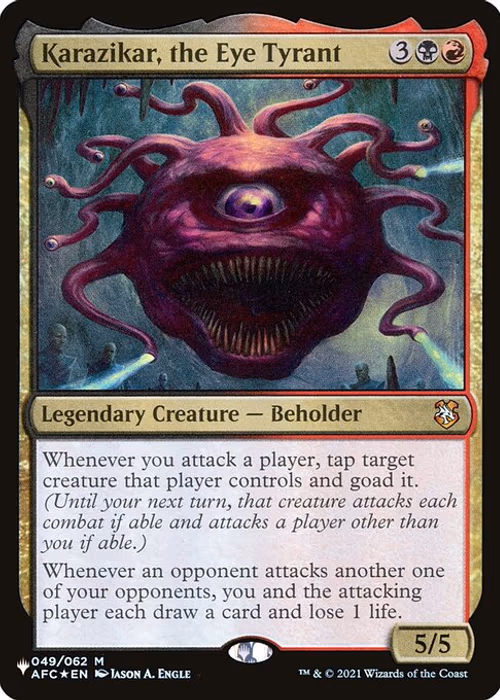 Karazikar, the Eye Tyrant — The List #AFC-49