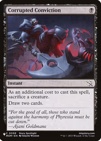 Corrupted Conviction — The List