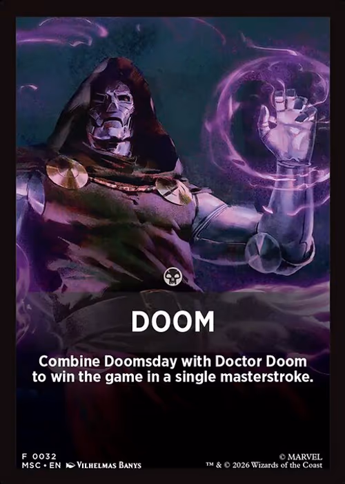 DOOM — Marvel Super Heroes Jumpstart Front Cards #32