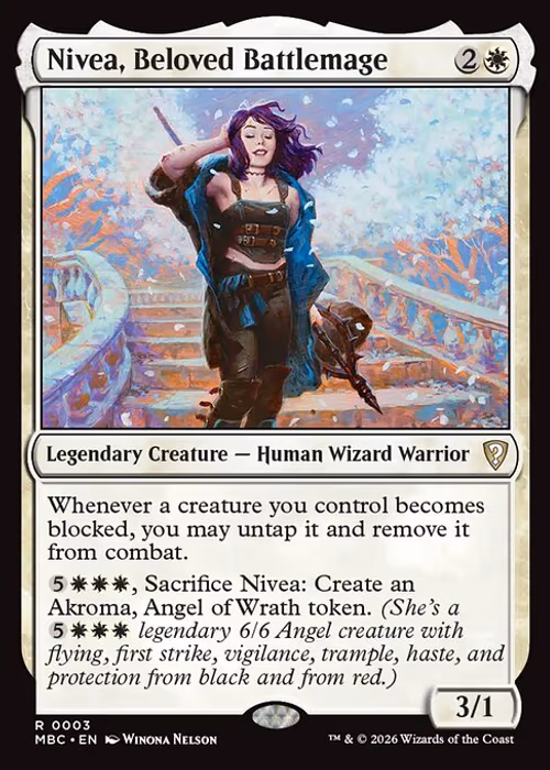 Nivea, Beloved Battlemage — Mystery Booster Commander Edition #3