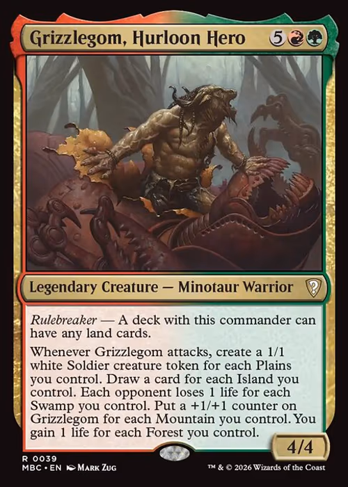 Grizzlegom, Hurloon Hero — Mystery Booster Commander Edition #39