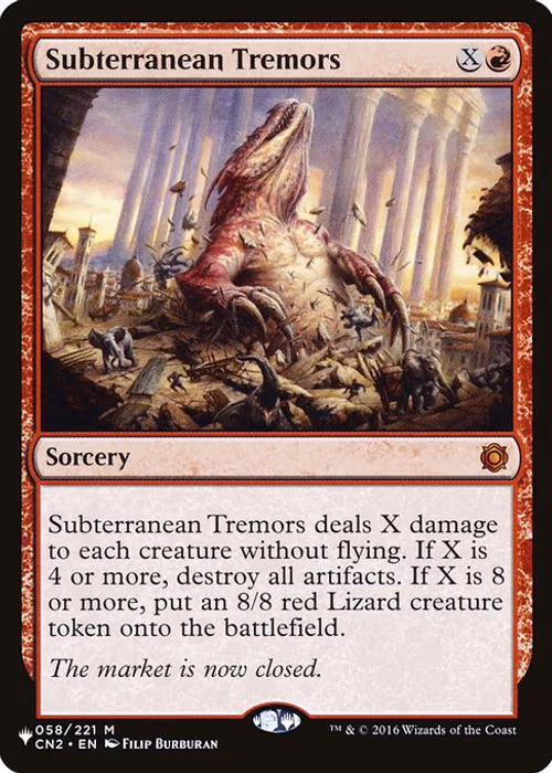 Subterranean Tremors — The List #CN2-58