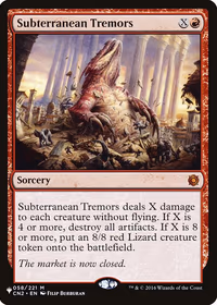 Subterranean Tremors — The List