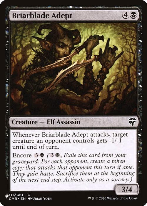Briarblade Adept — The List #CMR-111