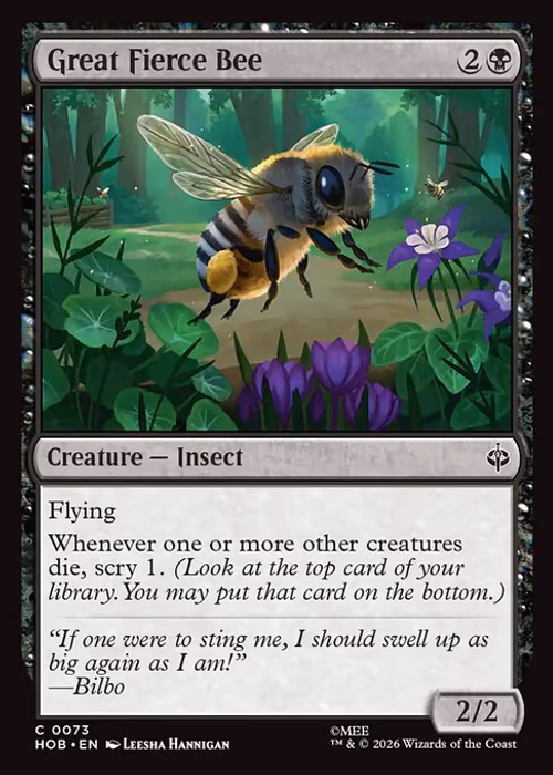 Great Fierce Bee — The Hobbit #73