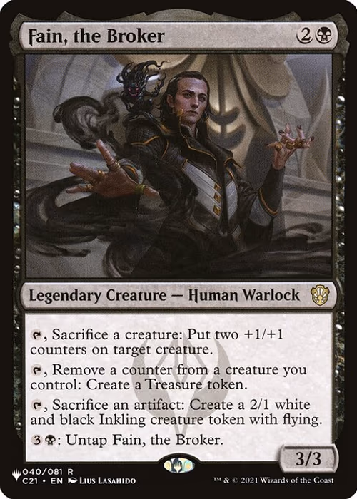Fain, the Broker — The List #C21-40
