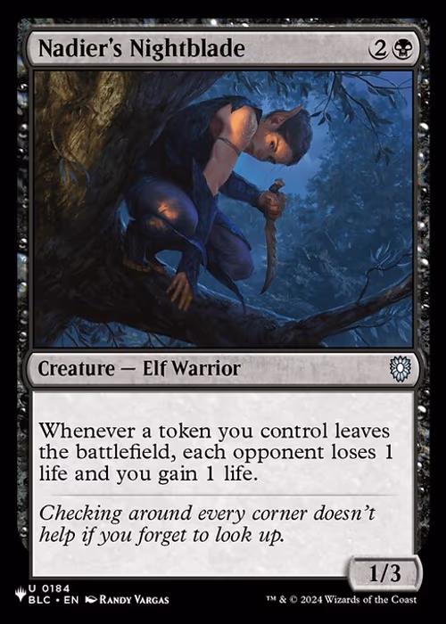 Nadier's Nightblade — The List #BLC-184