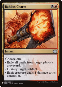 Rakdos Charm — The List