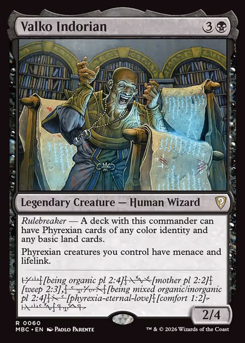 Valko Indorian — Mystery Booster Commander Edition #60