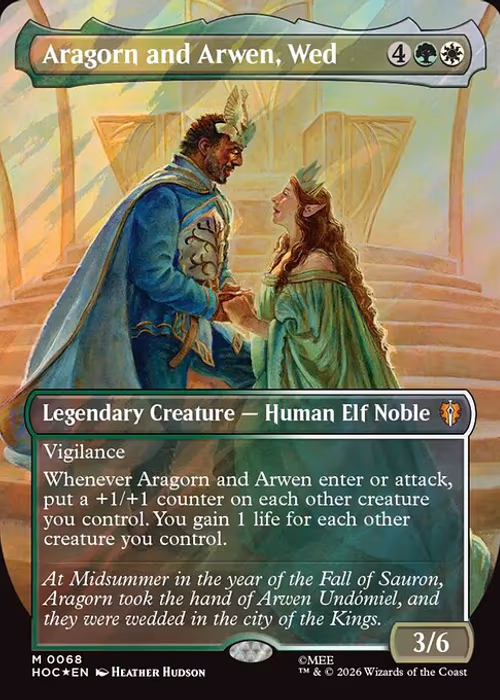 Aragorn and Arwen, Wed — The Hobbit Eternal #68