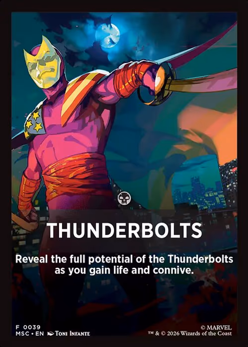 Thunderbolts — Marvel Super Heroes Jumpstart Front Cards #39