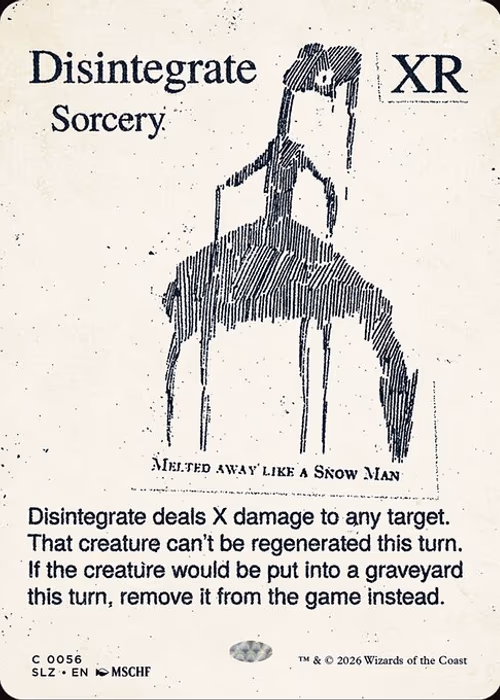 Disintegrate — The Zeta Set #56