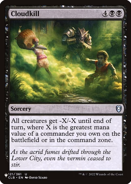 Cloudkill — The List #CLB-121