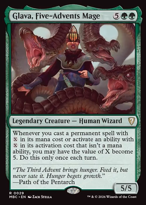 Glava, Five-Advents Mage — Mystery Booster Commander Edition #29