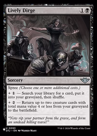 Lively Dirge — The List
