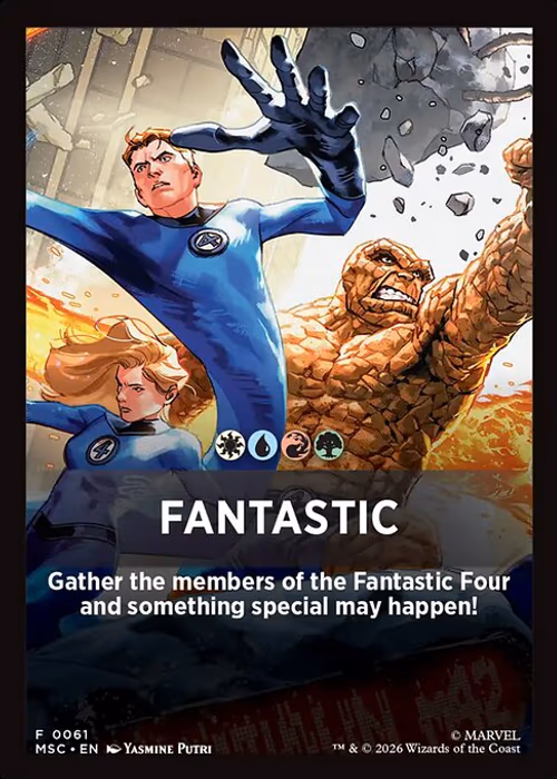 Fantastic — Marvel Super Heroes Jumpstart Front Cards #61