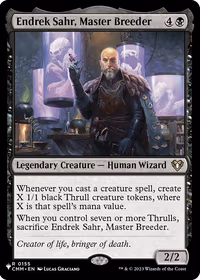 Endrek Sahr, Master Breeder — The List